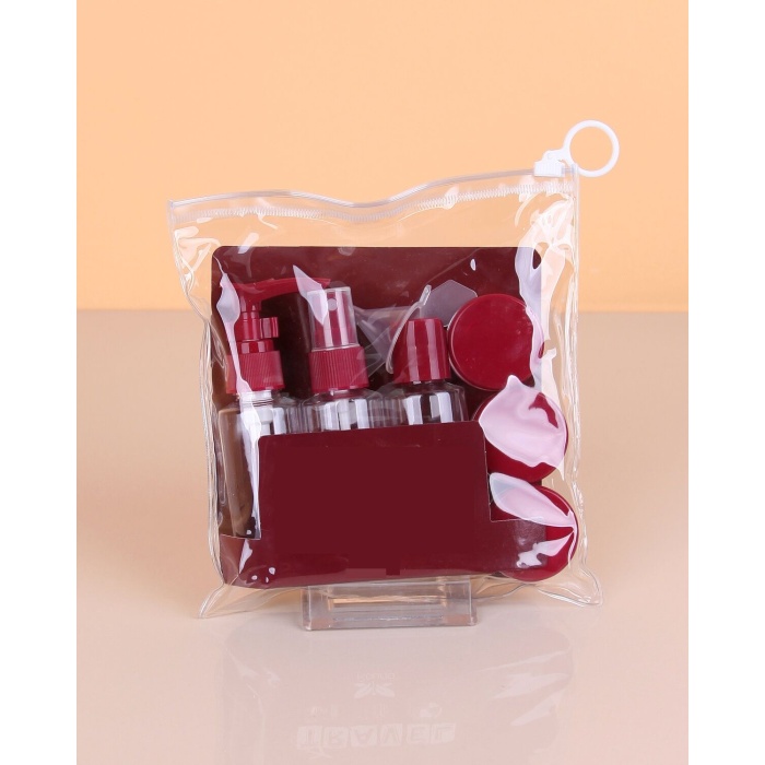 Parfüm Şişesi - Kozmetik Şişesi - 8 li Seyahat Doldurulabilir Kozmetik Seti -