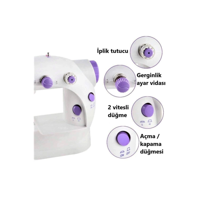 Mini Ev Dikiş Makinesi Pedallı Sewıng Machine