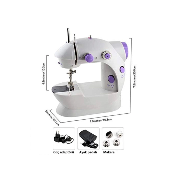 Mini Ev Dikiş Makinesi Pedallı Sewıng Machine
