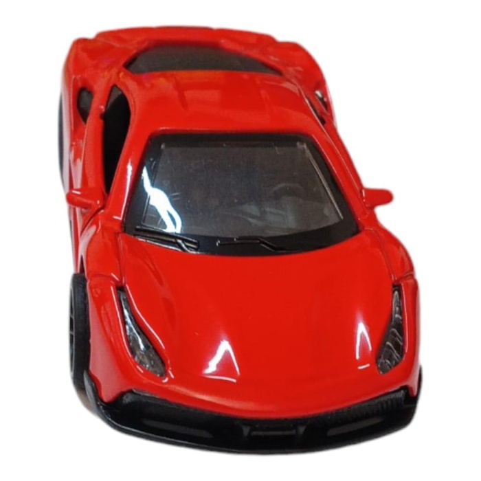 Çek Bırak Metal Araba - 4311B - Kırmızı