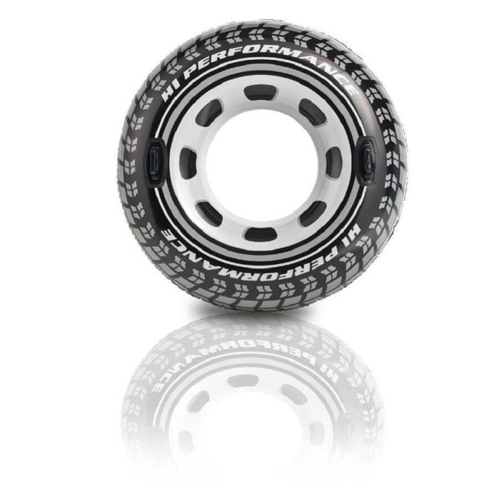 Intex Tutunmalı Deniz Simiti Araba Lastiği Desenli 114cm - 56268