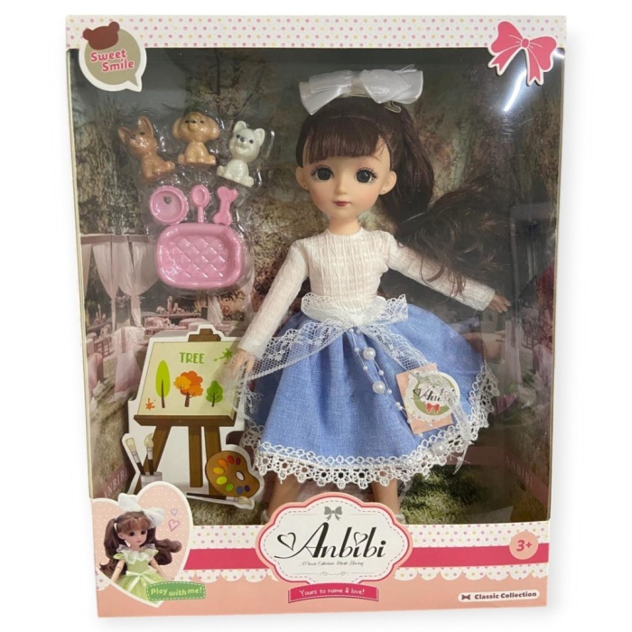 Anbibi Premium Bebek Hareketli Aksesuarlı - WX197-1-MAVİ