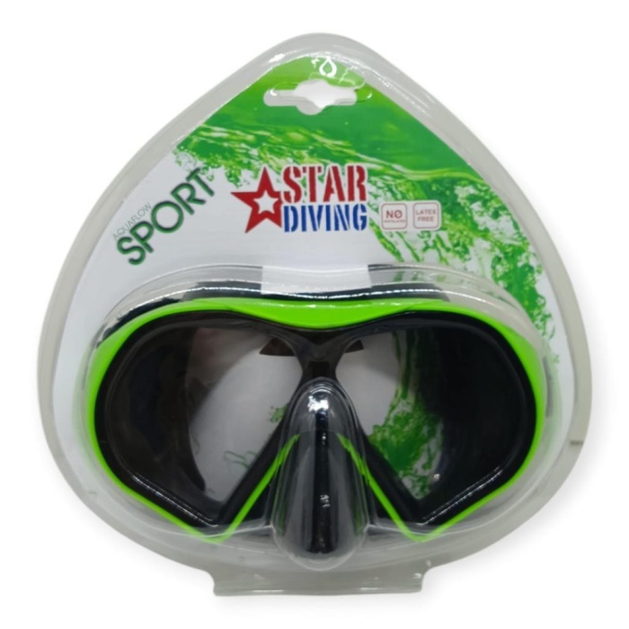 Star Diving Dalış Maskesi Yetişkin - 51703-YEŞİL