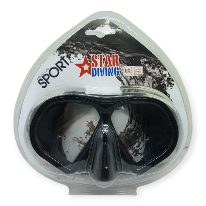 Star Diving Dalış Maskesi Yetişkin - 51703-KIRMIZI