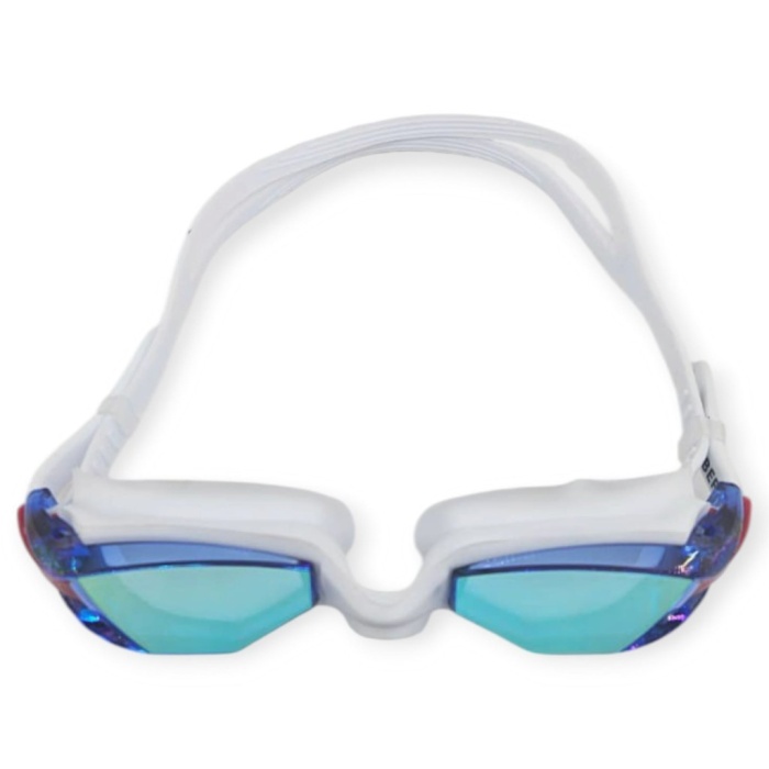 Aynalı Yüzücü Gözlüğü Silikon LACİVERT - 1765