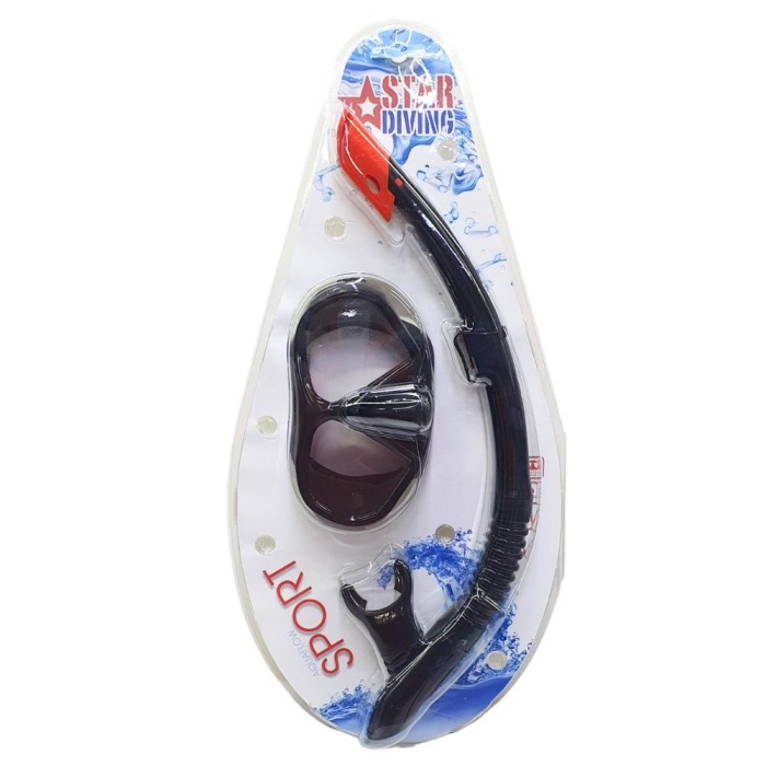 Star Diving Dalış Maskesi ve Snorkel Yetişkin - 51713-BEYAZ