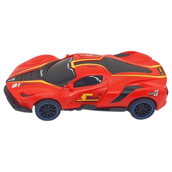 Sürtmeli Drift Arabalar 15 cm - D400-52 - Kırmızı