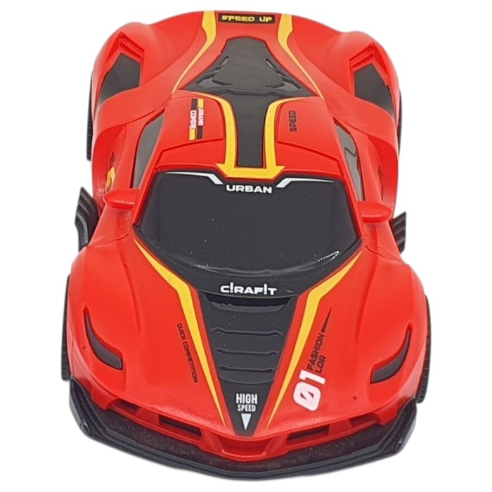 Sürtmeli Drift Arabalar 15 cm - D400-52 - Kırmızı