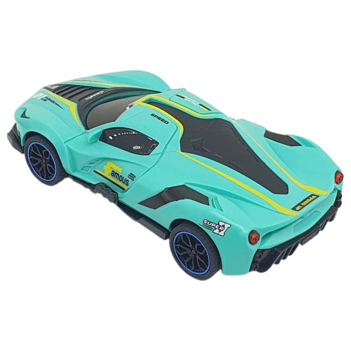 Sürtmeli Drift Arabalar 15 cm - D400-52 - Turkuaz