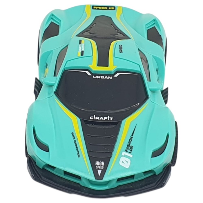 Sürtmeli Drift Arabalar 15 cm - D400-52 - Turkuaz