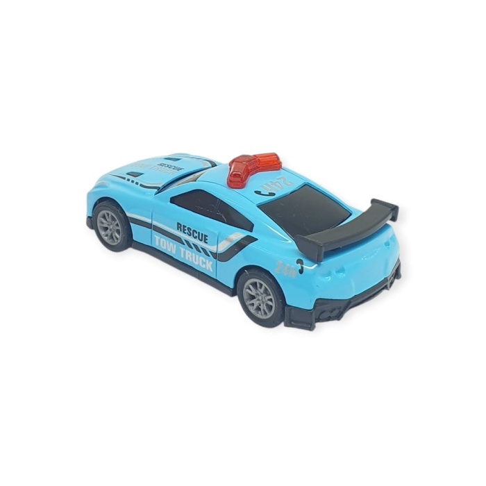 Çek Bırak Metal Küçük Arabalar 8 cm - SH40031 - Açık Mavi