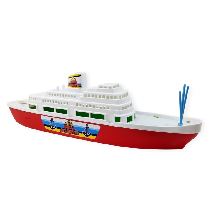 Transatlantik Yolcu Gemisi 45 cm - Kırmızı