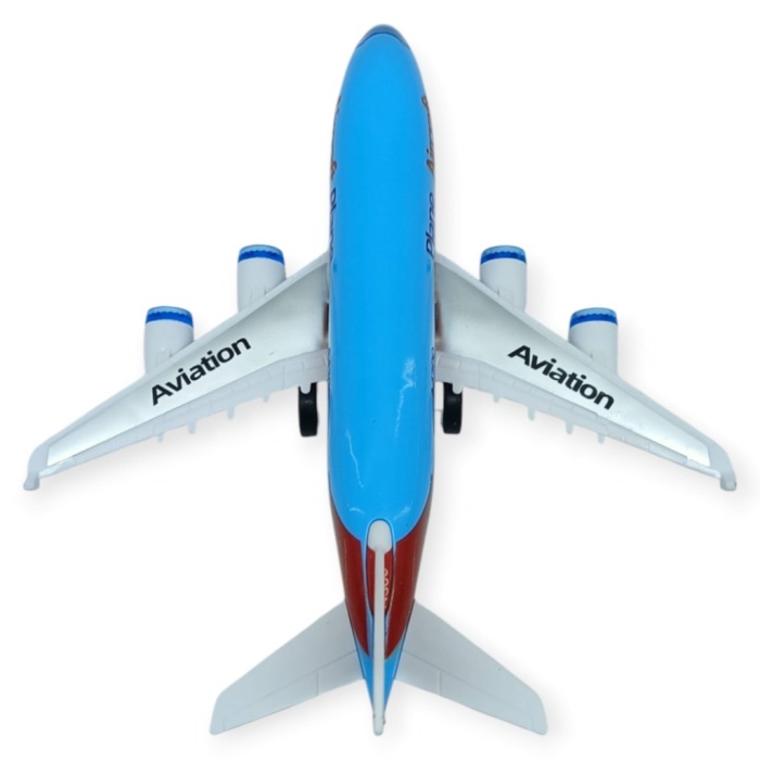Sürtmeli Yolcu Uçağı 16 cm - Mavi