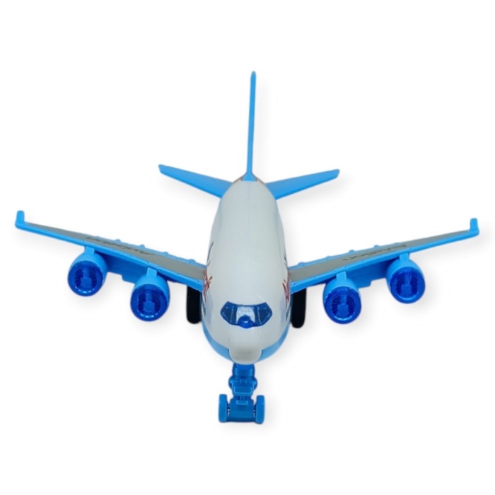 Sürtmeli Yolcu Uçağı 16 cm - Beyaz