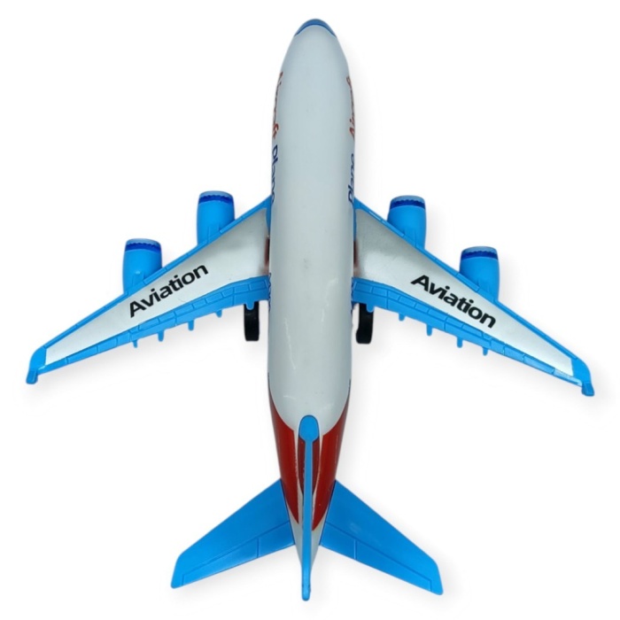 Sürtmeli Yolcu Uçağı 16 cm - Beyaz