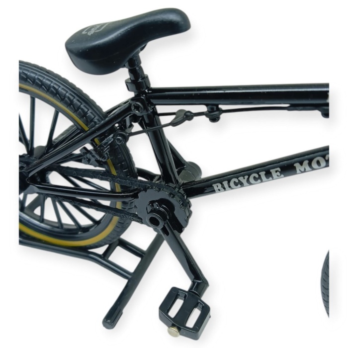 Model Araçlar -1:8 Metal BMX Bisiklet - Die -Cast 17 cm - Siyah