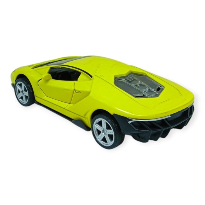 Çek Bırak Metal Arabalar 12 cm - 6632-40S - Sarı