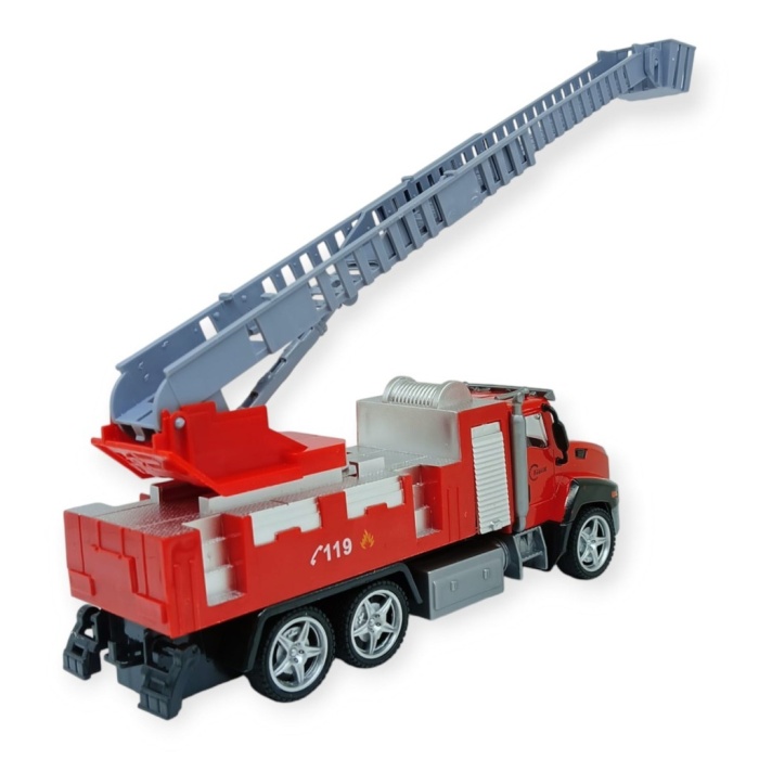 Çek Bırak İtfaiye Arabası 21 cm - Merdivenli