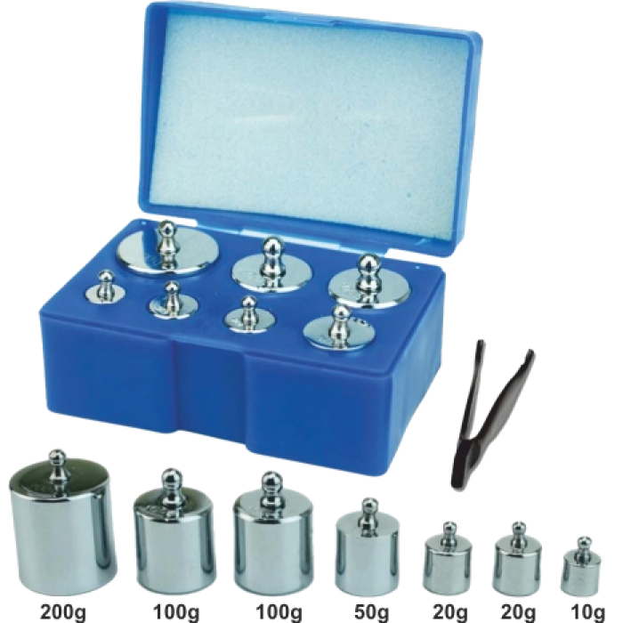 Diamond Terazi 8 Parça Ağırlık Paslanmaz Krom Gram Seti