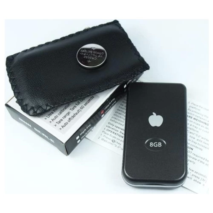 Diamond Dijital Göstergeli Mini Elma Hassas Cep Terazisi Mp-3