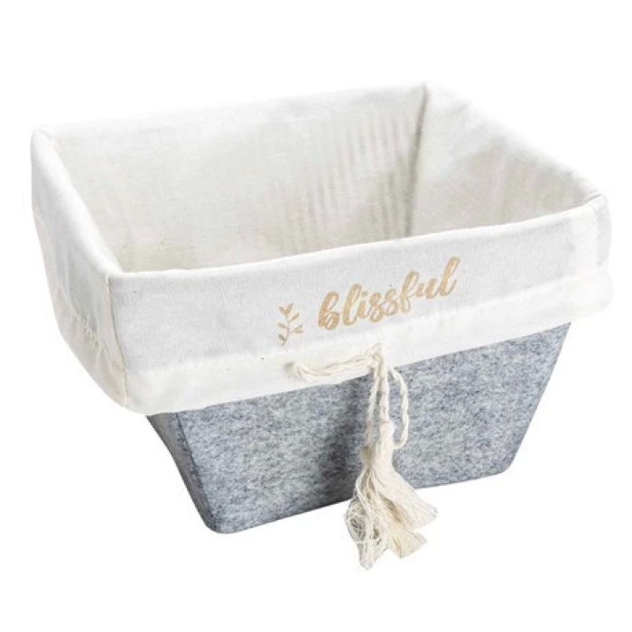 Çok Amaçlı Saklama Organizer Kutu Kare Keçe Sepet