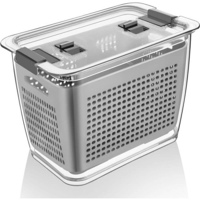 Lossa Süzgeçli ve Bölmeli Organizer Meyve Sebze Saklama Kabı 5 Lt