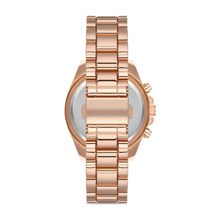 Zarif ve Şık Özel Tasarım Roma Rakam Detaylı Metal Bayan Kol Saati