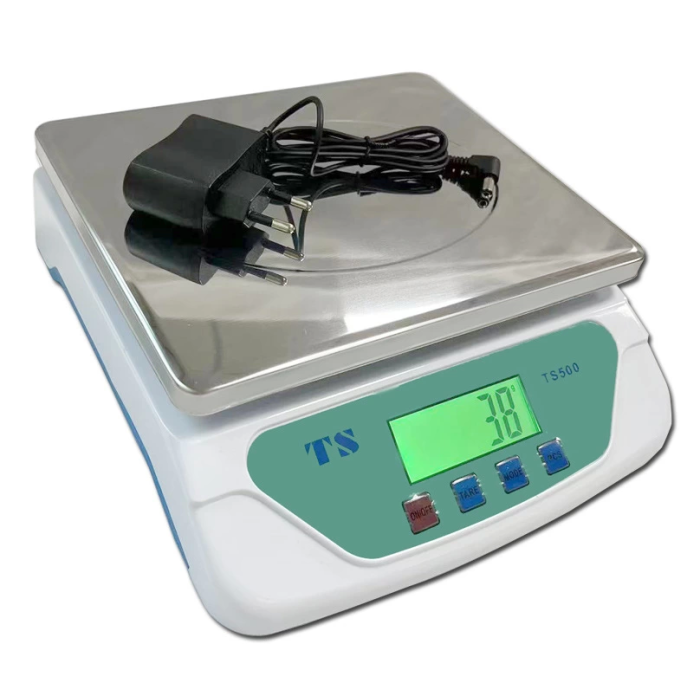 TS-500 Dijital Terazi - LCD Ekran, Dara Alma, Sayım Fonksiyonlu, Yüksek Hassasiyetli Tartım Cihazı