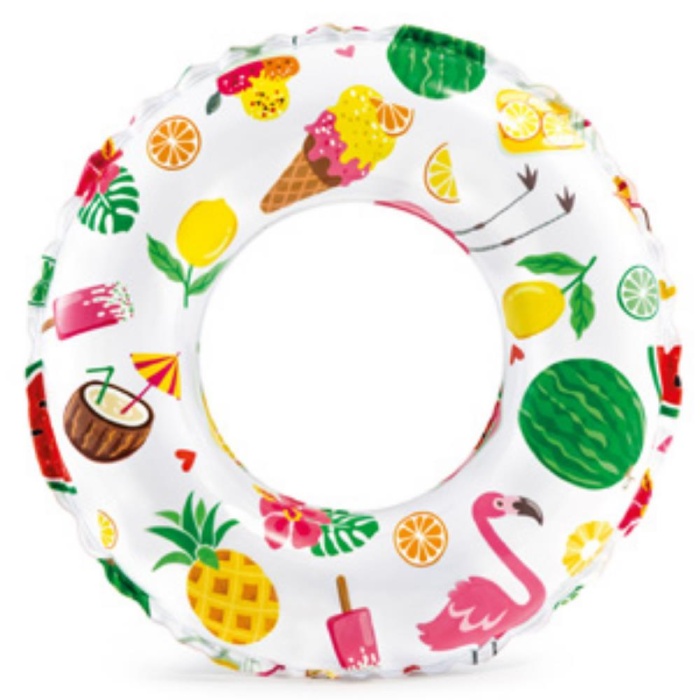 Desenli Lüks Simit 51 Cm İntex - 59230