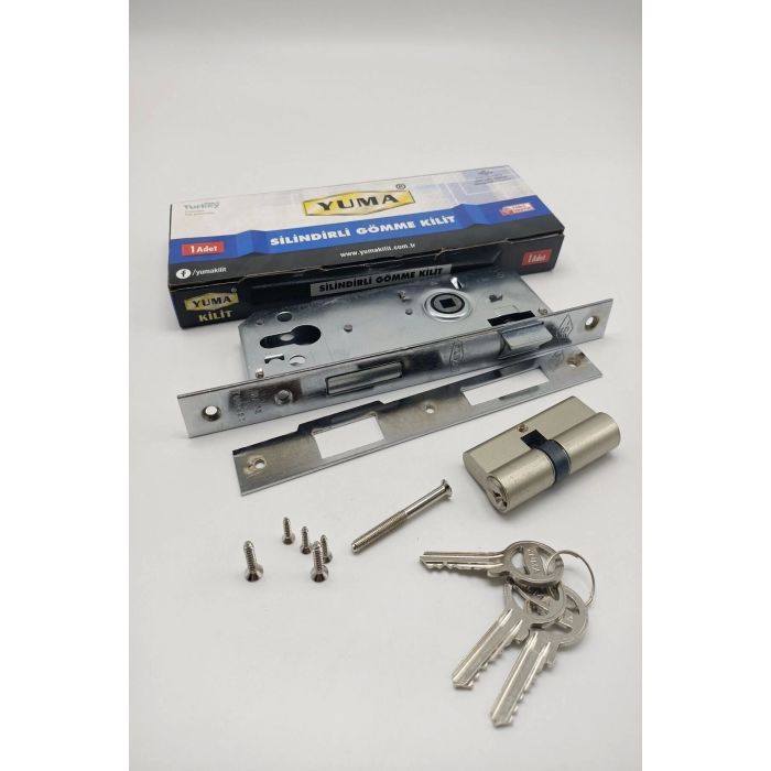 Kaliteli Ve Güvenliğiniz İçin Sağlam ve Dayanıklı Çözüm Silindirli Gömme Kilit Yuma