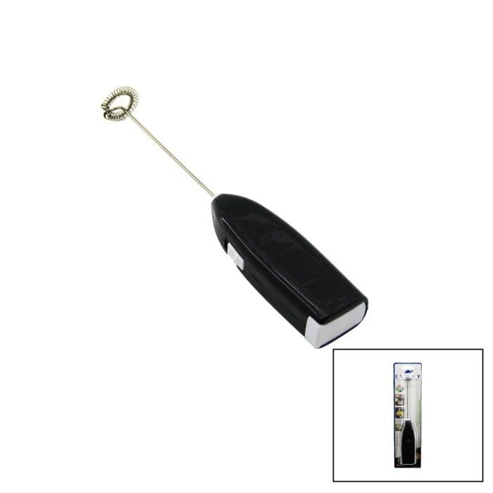 Pilli Renkli Süt ve Kahve Köpürtücü - Karıştırıcı Mini Mikser -