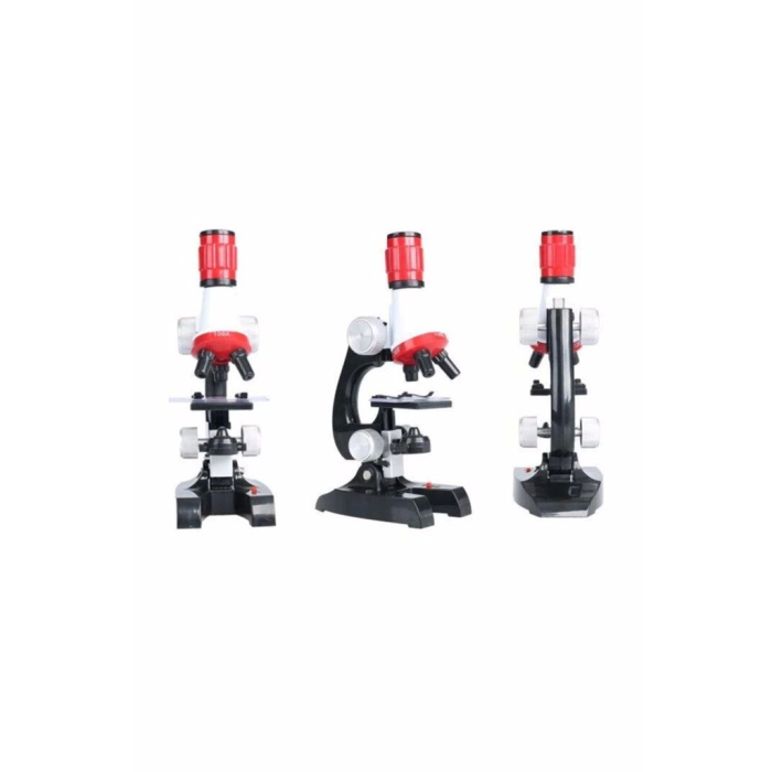 Eğitici Mikroskop Kiti Zoom Led Işıklı 100x 400x 1200x ST1200X