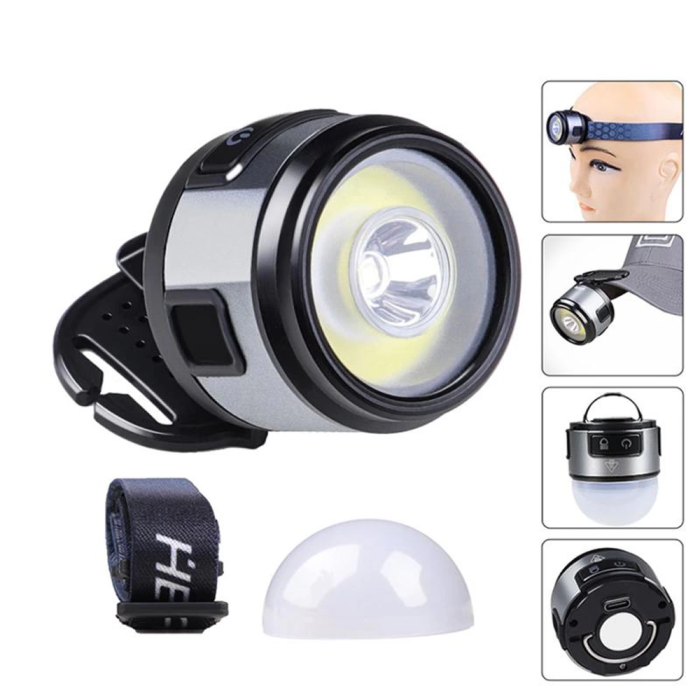 7 Mod Şarjlı Kafa Ve Kamp Lambası Wt-618 -