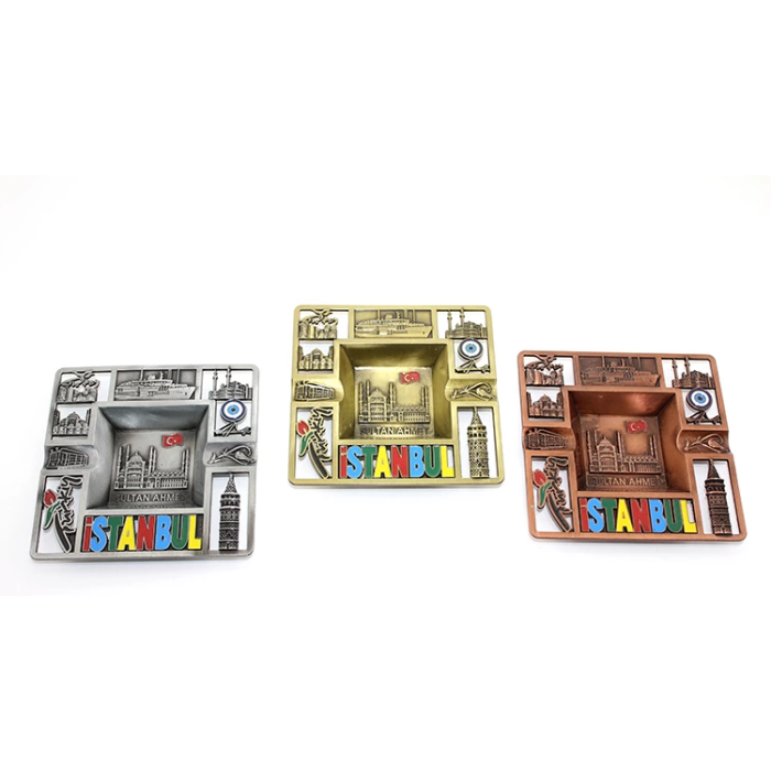 Metal İstanbul Temalı Yöresel Metal Küllük 2alk87 -