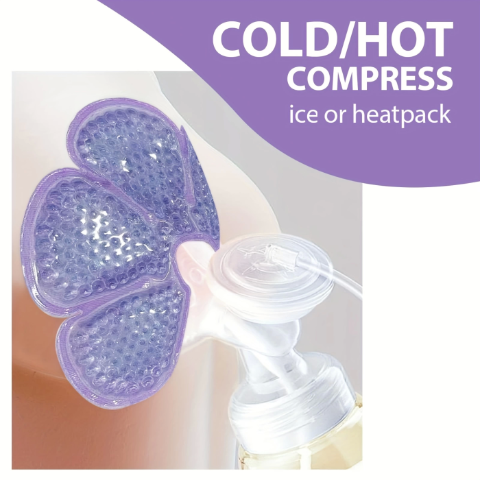 Emziren Anneler İçin 2 li Jel Göğüs Pedi – Sıcak ve Soğuk Kullanıma Uygun, PVC Dolgulu, Konfor ve Destek Sağlayan Ped