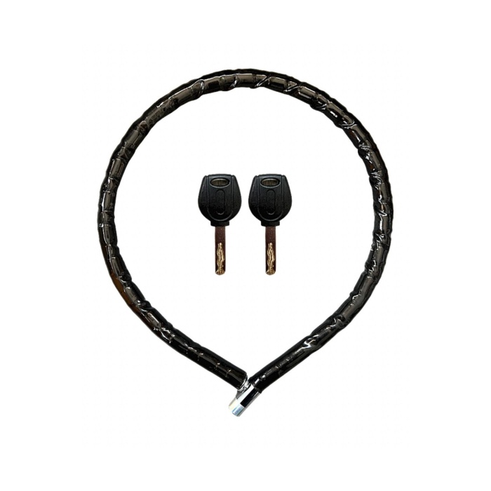 Yuma YM-752 Motorsiklet Kilidi Anahtarlı Körüklü Siyah -