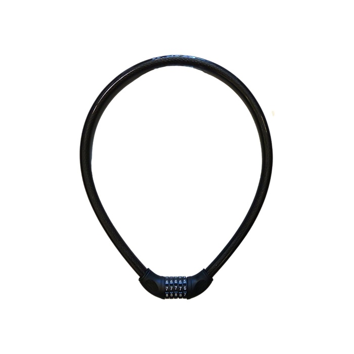 Yuma YM-747 120cm 20mm 5 Şifreli Siyah Motorsiklet Kilidi -