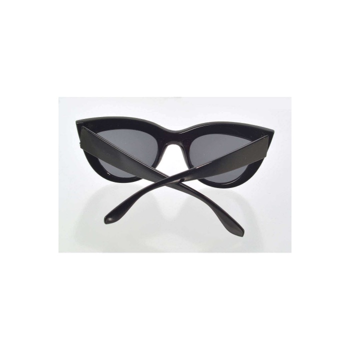 Siyah Çerçeve Cat Eye Kadın Güneş Gözlüğü - Moda Gözlük