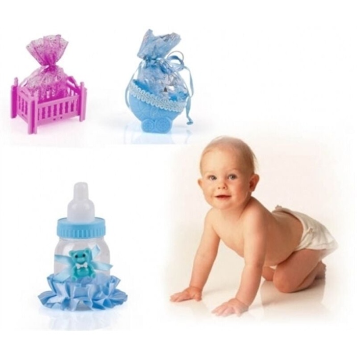 Bebek Mevlüt Şekeri - Pembe Beşik -