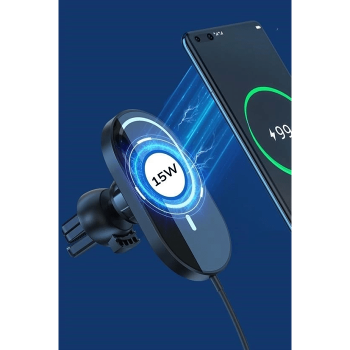 ® 15w Mıknatıslı Takılabilen Hızlı Şarj Tüm Cihaz Ve Araçlara Uyumlu Araç İçi Şarj Cihazı ( Lisinya )