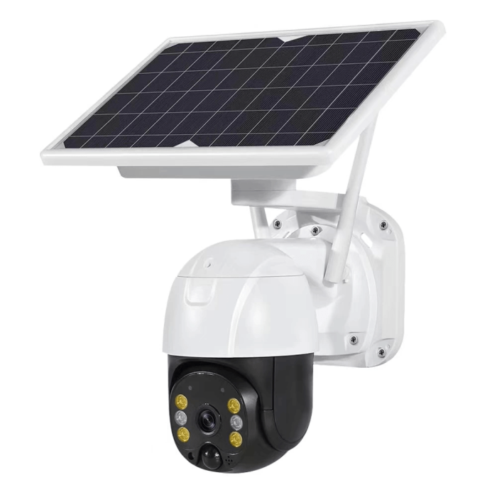 Kablosuz Uygulamalı Gece Görüşlü Solar Güneş Enerjili Kamera Akıllı Dış Mekan Güvenlik Kamerası ( Lisinya )