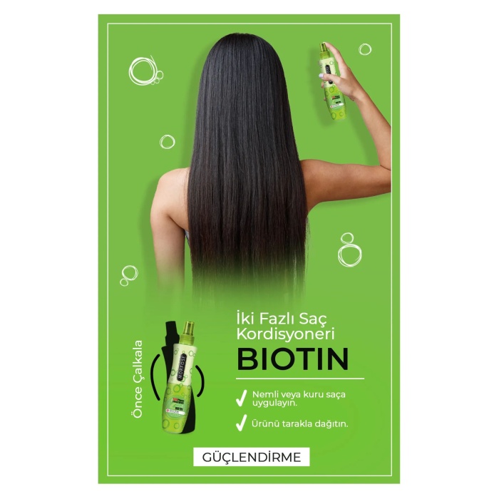 Biotin Çift Fazlı Saç Kondisyoner Fön Suyu 240 ML - mrfs