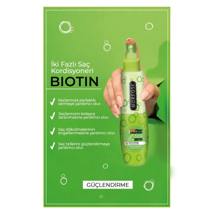 Biotin Çift Fazlı Saç Kondisyoner Fön Suyu 240 ML - mrfs