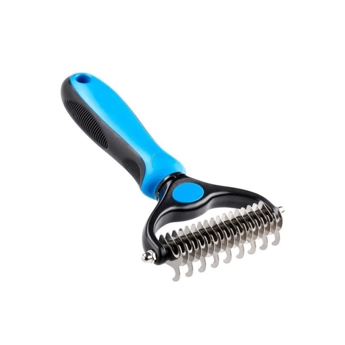 Lisinya® Plastik Saplı Metal Kedi Köpek Bakım Kıtık Tüy Topak Açıcı Tarak ( Lisinya )
