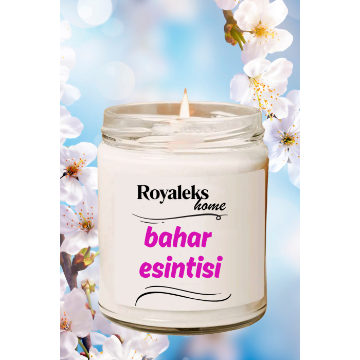 4 Adet Doğal Özel Seri Kokulu Dekoratif Kavanoz Mum 4X210 cc - Fresh Set - RYL