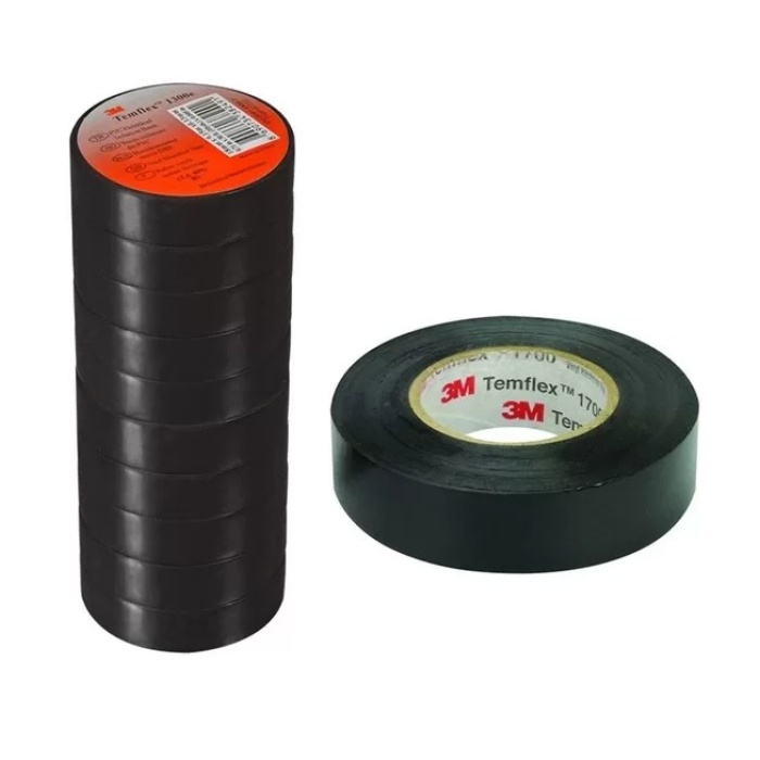 Elektrik İzolasyon Bandı Siyah 18 mm x 9.15 mt x 0.13mm (Lisinya)