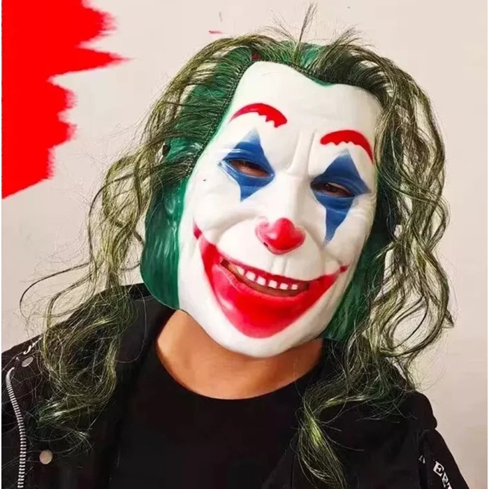 Joaquin Phoenix Joker Maskesi Yeşil Saçlı (4767) - Lisinya
