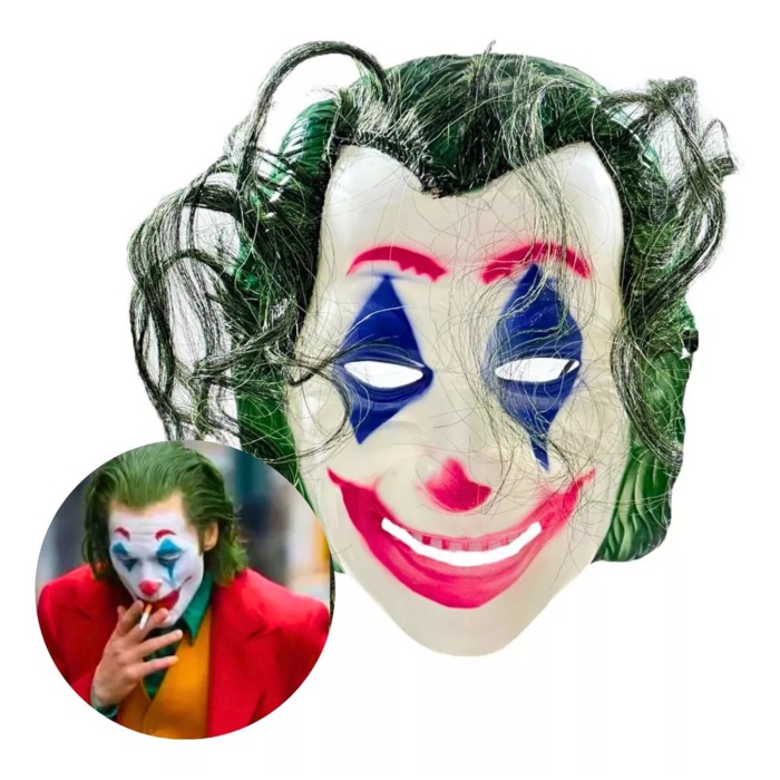 Joaquin Phoenix Joker Maskesi Yeşil Saçlı (4767) - Lisinya