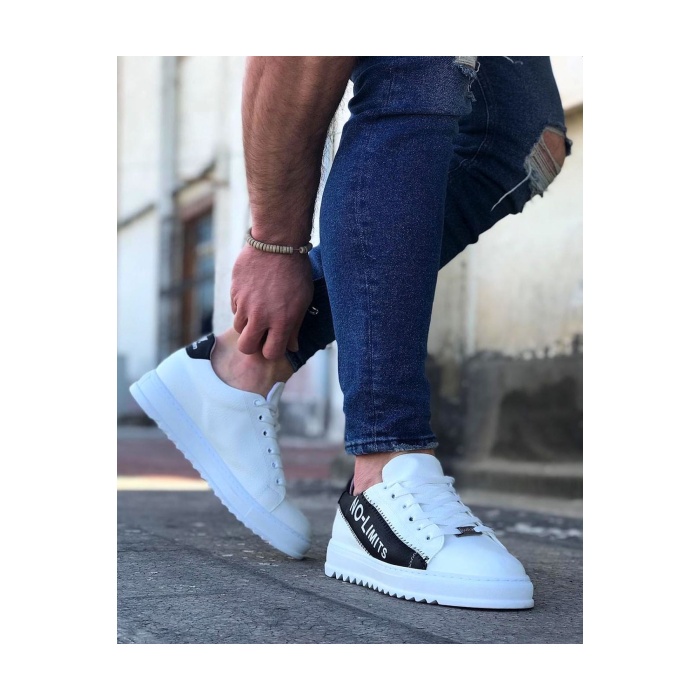 Beyaz Siyah No Limit Erkek Casual Ayakkabı