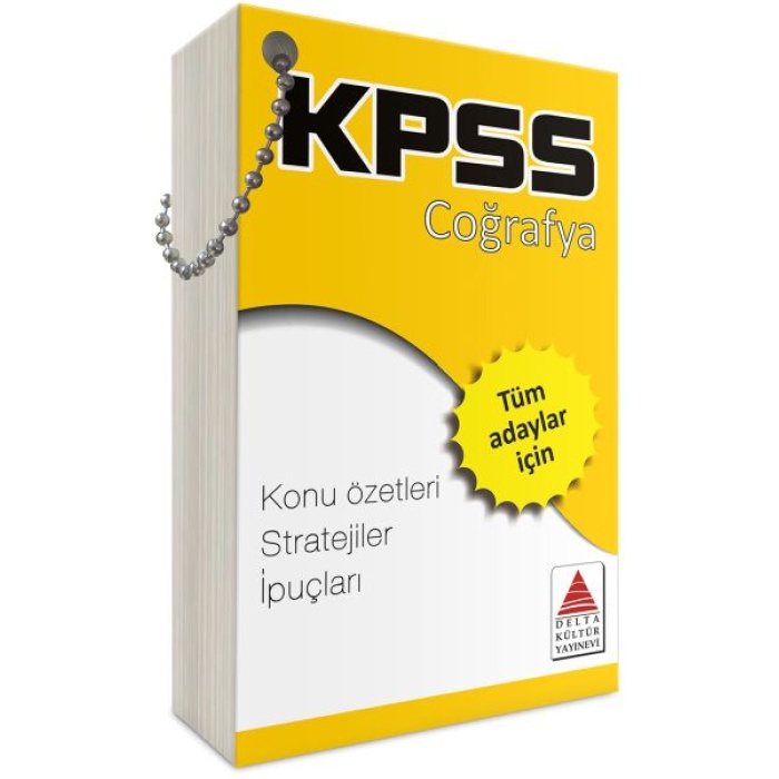 Delta Kültür KPSS Coğrafya Strateji Kartları